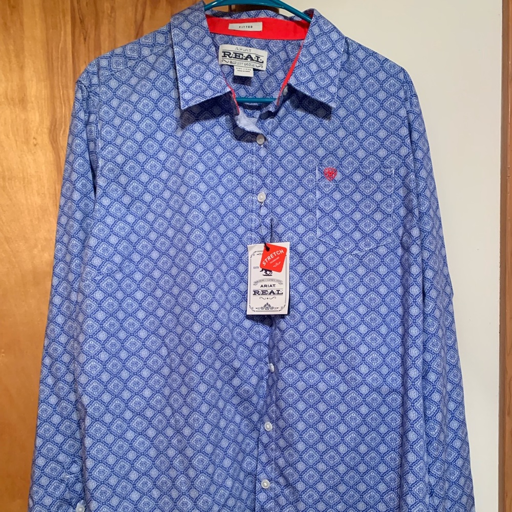 Ariat XXL 2XL Long Sleeve Button Shirt